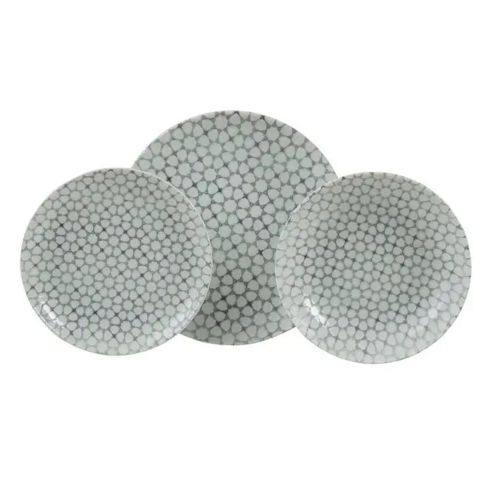 Vajilla verde vintage de Porcelana