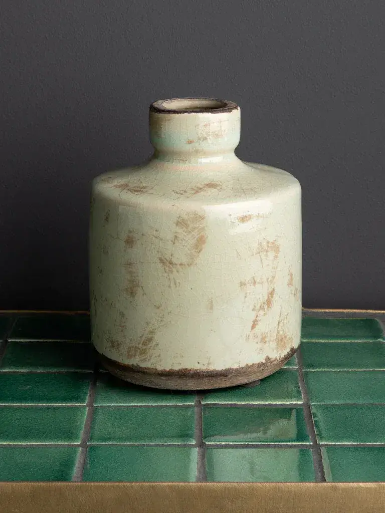 Jarrón mint vintage