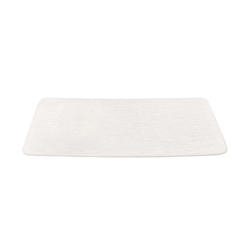 Bandeja rectangular de porcelana para servir Manufacture Rock Villeroy & Boch