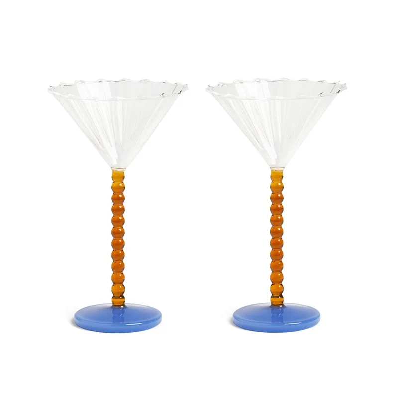 &Klevering - Coupe perle ámbar juego de 2