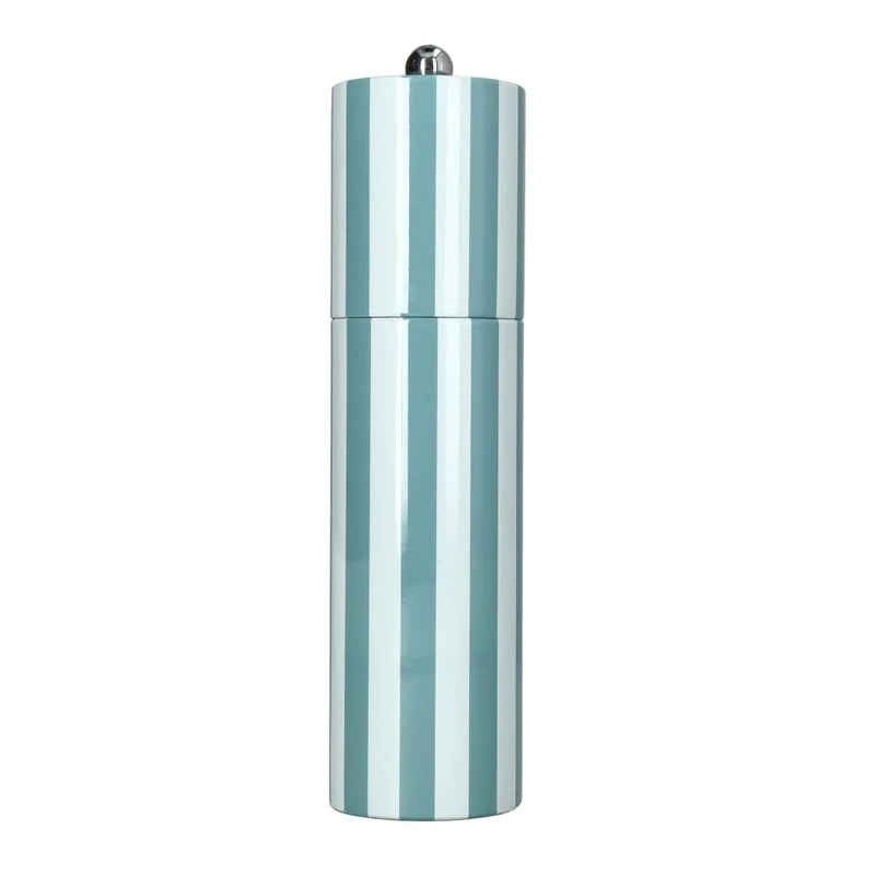 Addison Ross - Molinillo de Sal y Pimienta de Bobina Chambray y Blanco 23 cm