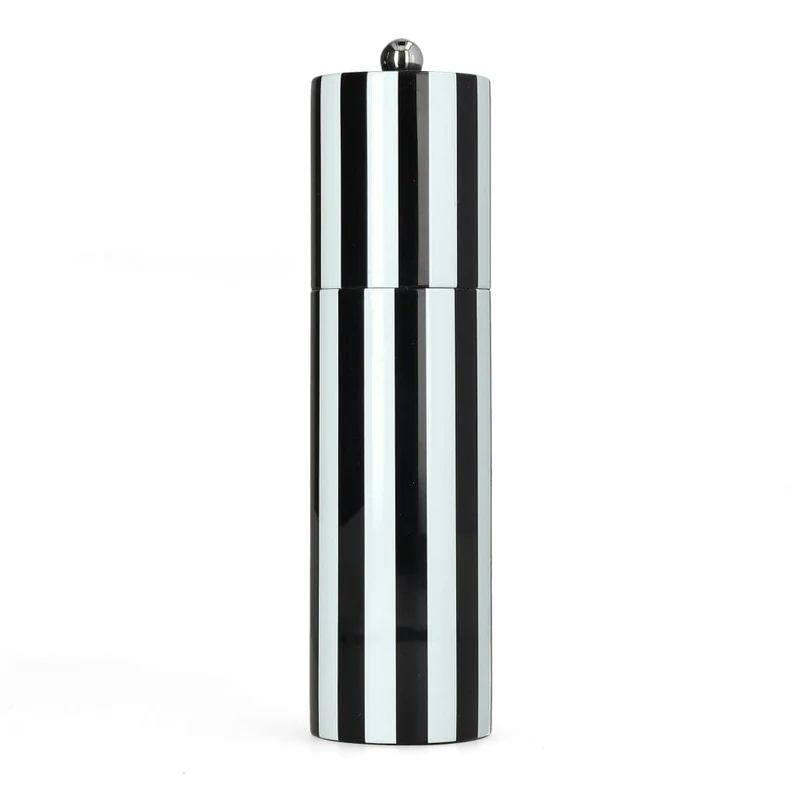 Addison Ross - Molinillo de Sal y Pimienta de Bobina Blanco y Negro 23 cm