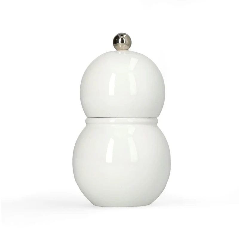 Addison Ross - Molinillo Sal y Pimienta Chubby Blanco 12 cm