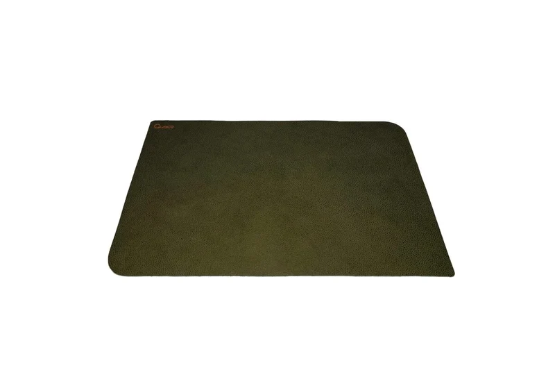 Placemats (Forest Green) – 6 Pieces | Premium Italian Leather