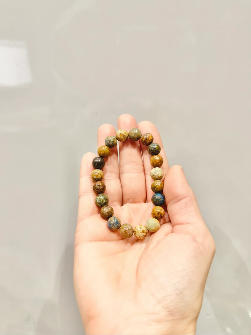 Pulsera de bolas de Crisocola