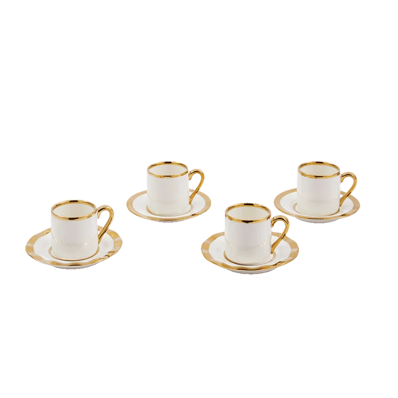 Set 4 tazas espresso Golden Finds