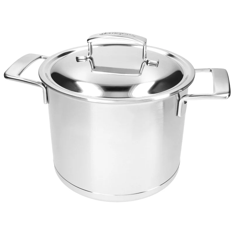 Demeyere - Olla sopera Silver 7 de 20 cm con tapa de doble pared