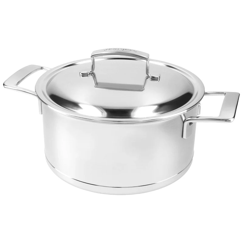 Demeyere - Olla Silver 7 de 24 cm con tapa de doble pared