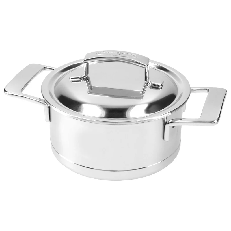 Demeyere - Olla Silver 7 de 16 cm con tapa de doble pared