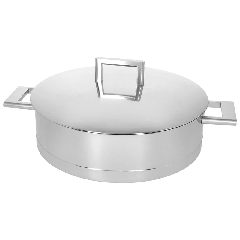 Demeyere - John Pawson 7 Olla baja 28 cm con tapa de doble pared