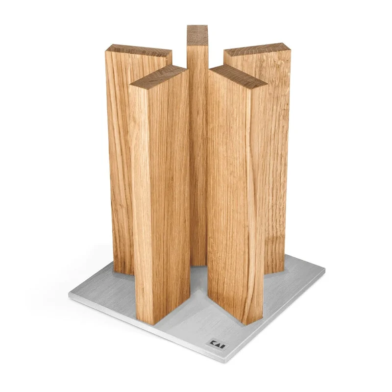 Kai Shun - ''Stonehenge'' Bloque de cuchillos Acero inoxidable/Roble