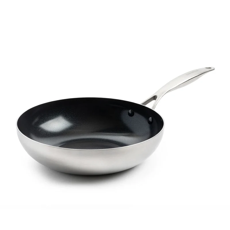 GreenPan - Wok Ginebra con revestimiento cerámico antiadherente 28cm