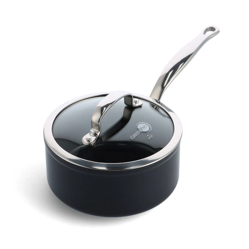 GreenPan - Cacerola Barcelona Pro con revestimiento antiadherente cerámico 18 cm