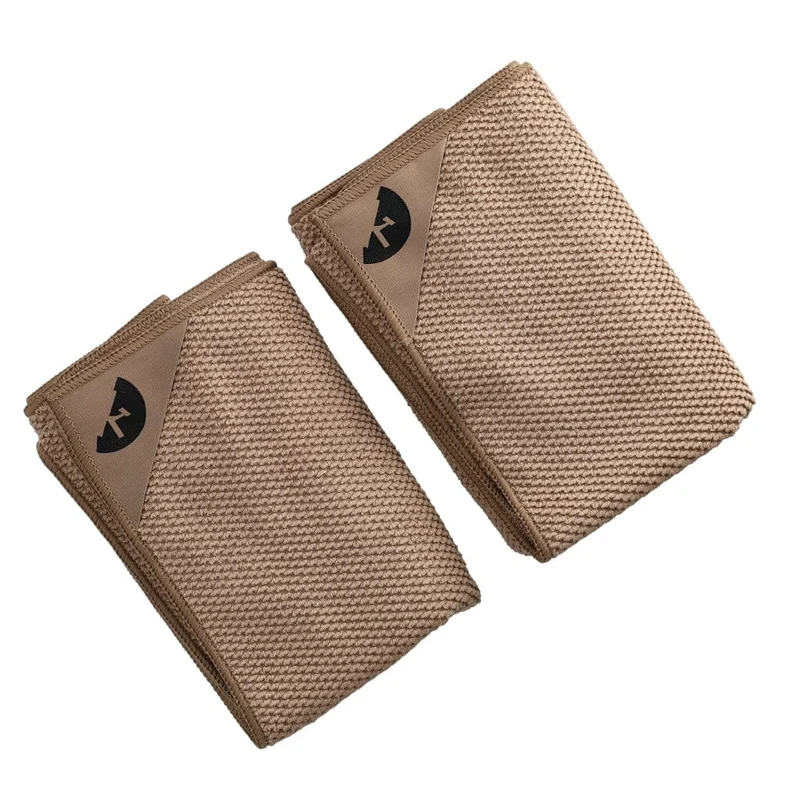 Klud - Paños de cocina tipo gofre, 2 piezas, Latte