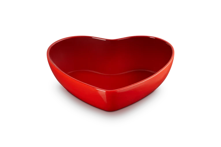 Le Creuset - Cuenco Corazón Rojo Cereza 30 cm
