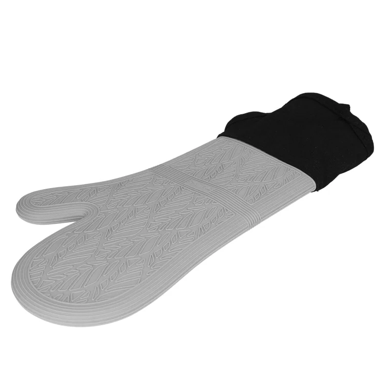 Herramientas2Cook - Manopla de silicona para horno Nuez moscada Gris