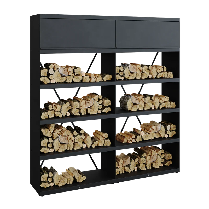 Wood Storage Black 200