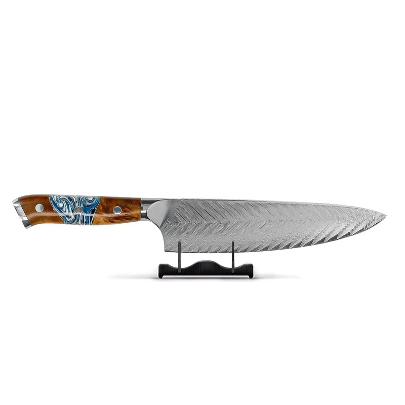 Shinrai Japan - Cuchillo Chef Damasco Serie Eclipse 20 cm