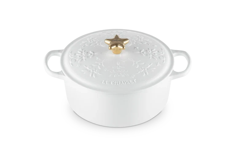 Le Creuset - Cazuela Noel 4,2 litros ø 24 cm hierro fundido Algodón