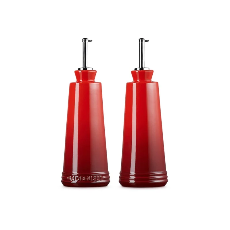 LeCreuset - Aceite- y Vinagre Set Rojo Cereza 20x9cm 0,3l