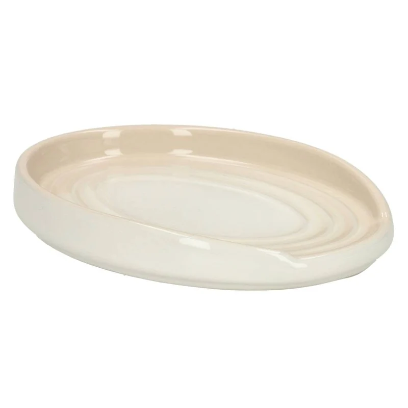 LeCreuset - Portacucharas ovalado Merengue 15cm