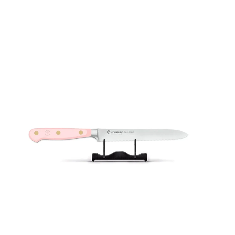 Wüsthof - Cuchillo Salchicha Clásico Rosa Del Himalaya Con Filo Dentado 14 cm