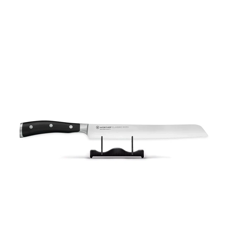 Wüsthof - Cuchillo para pan Classic Ikon con doble filo de precisión 23 cm