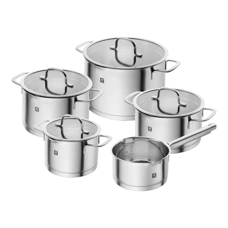Zwilling - Juego de sartenes TrueFlow de 5 piezas