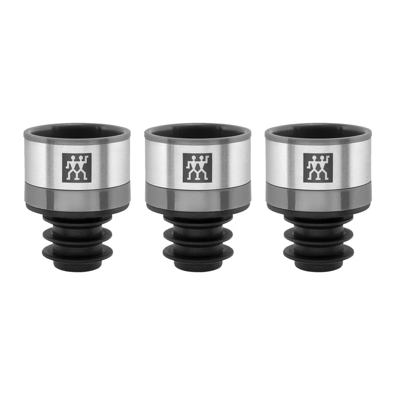 Zwilling - Juego de 3 tapones para vino Fresh & Save