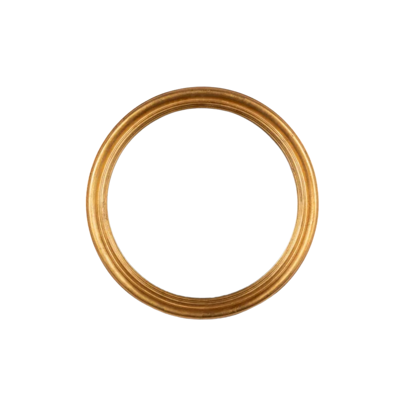 Espejo madera convexo Ø85