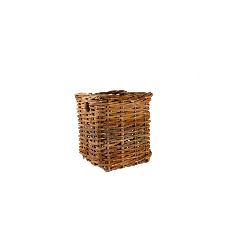 Cesta cuadrada ratán S