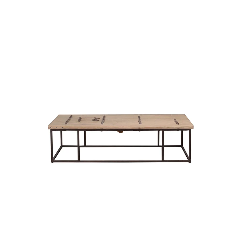 Mesa de centro madera hierro 170x99 - Heritage