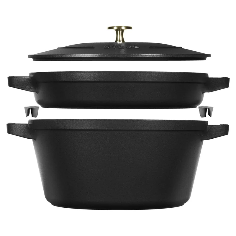 Staub - Pila 2-juego de piezas 24 cm - negro