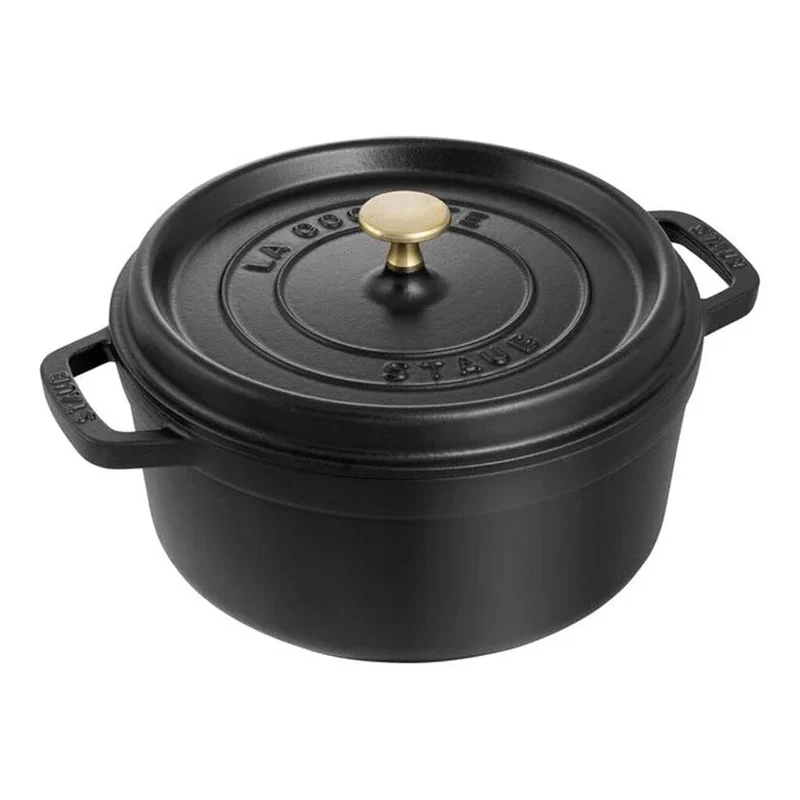 Staub - Cocotte redonda 26 cm - negro