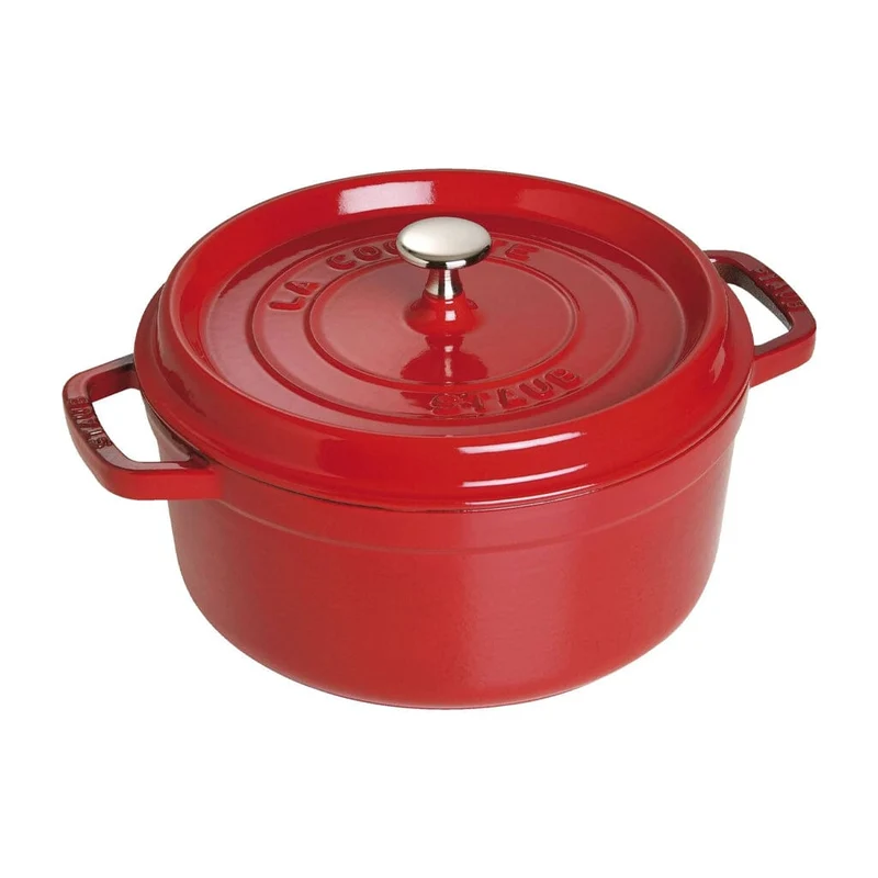 Staub - Cocotte redonda 26 cm - cereza
