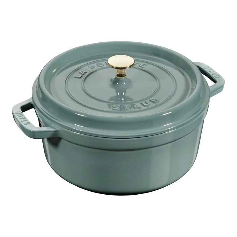 Staub - Cocotte redonda 24 cm - eucalipto