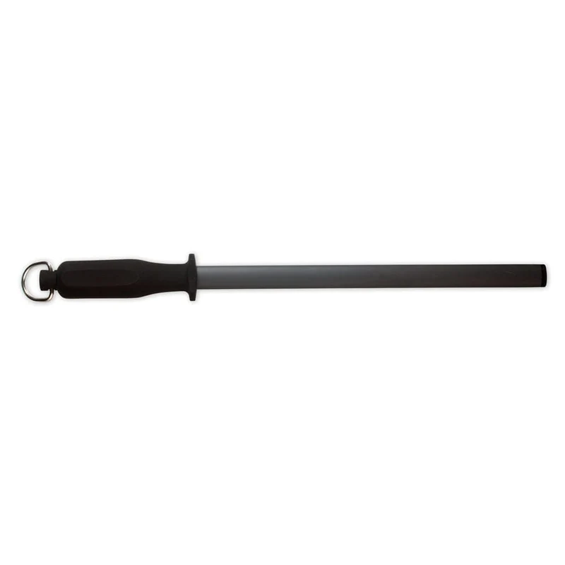 Messermeister - Varilla de afilar de cerámica de grano 2200 negra