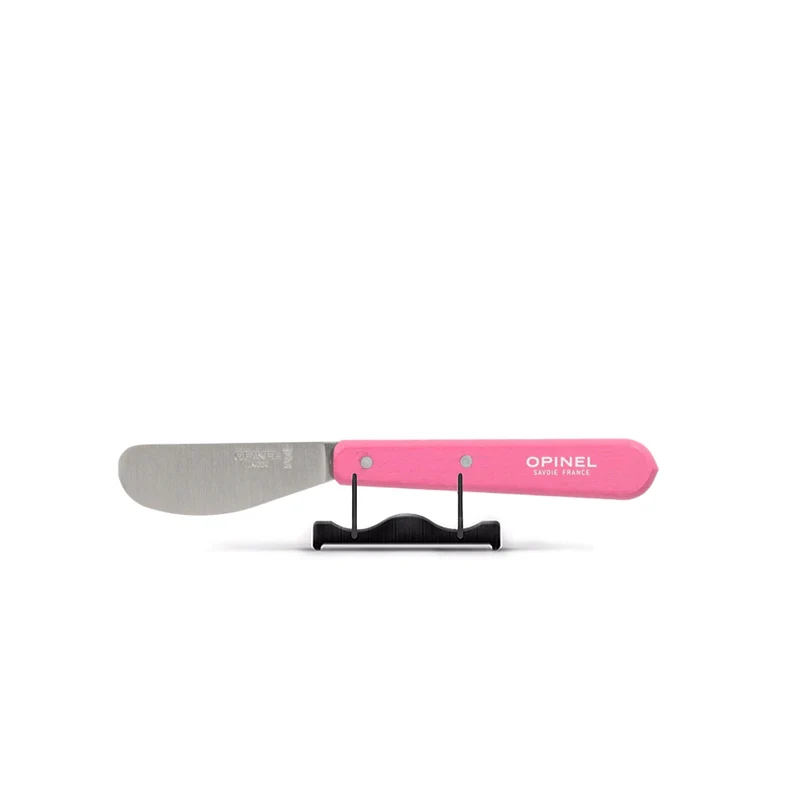 Opinel - Cuchillo para mantequilla N°117 rosa 6,5 ​​cm