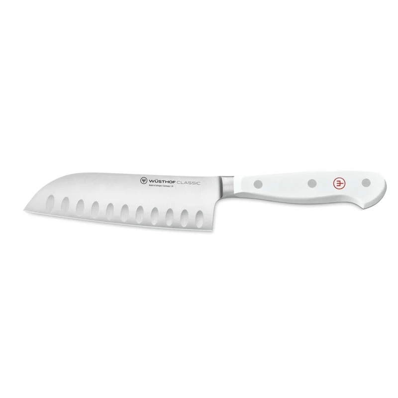 WÜSTHOF Classic White Santoku Hollow Edge Small