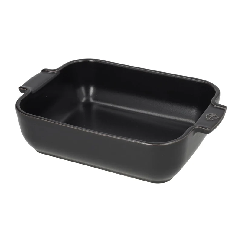 Peugeot - Fuente para horno Appolia rectangular 25 cm pizarra