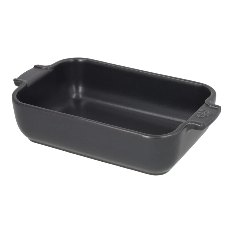 Peugeot - Fuente para horno Appolia rectangular 22 cm pizarra