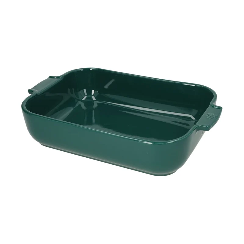 Peugeot - Fuente de horno Appolia rectangular 36 cm verde bosque