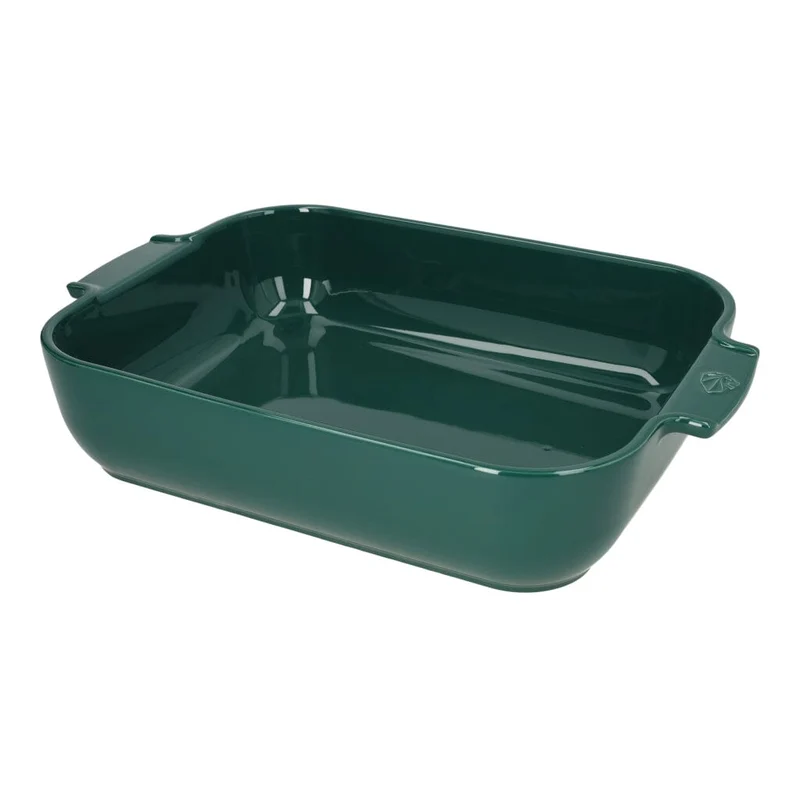 Peugeot - Fuente de horno Appolia rectangular 40 cm verde bosque