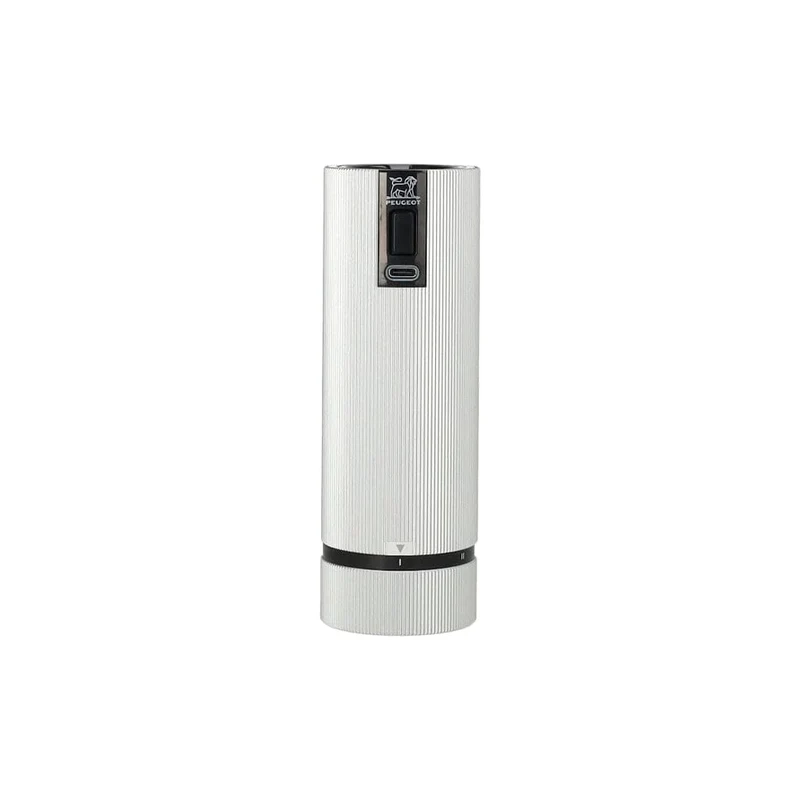 Peugeot - Molino de sal eléctrico Line aluminio 15 cm