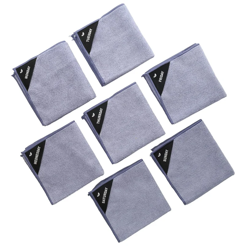 Klud - Paños de cocina de microfibra 7 piezas - Dusty Blue