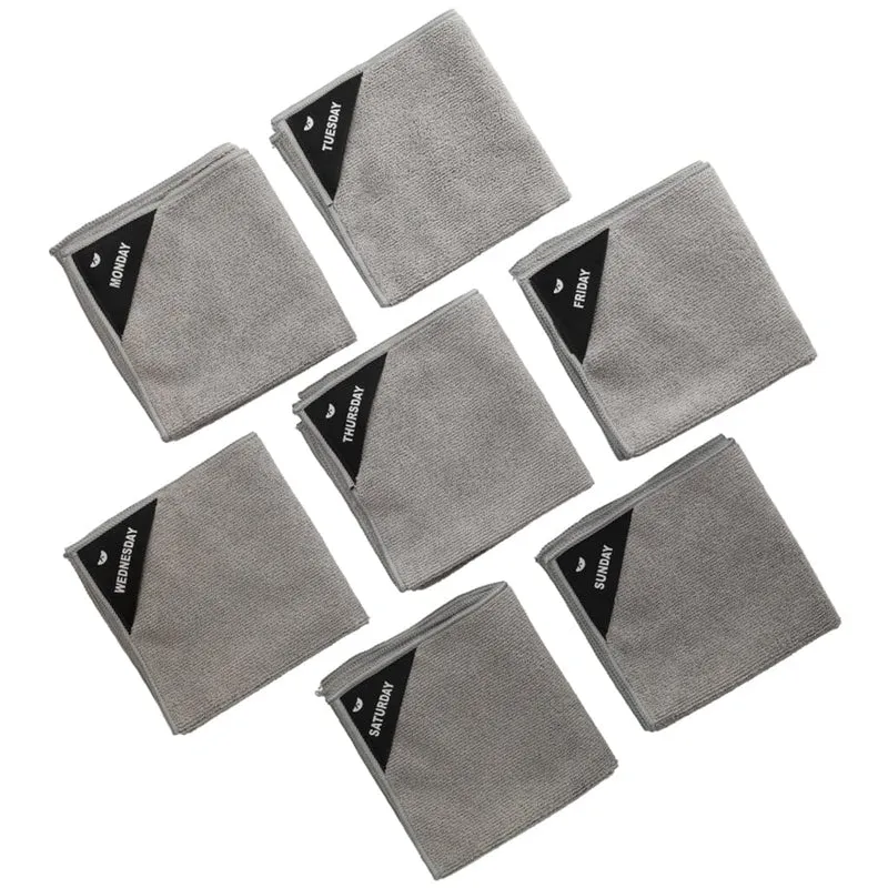 Klud - Paños de cocina de microfibra 7 piezas - Gris