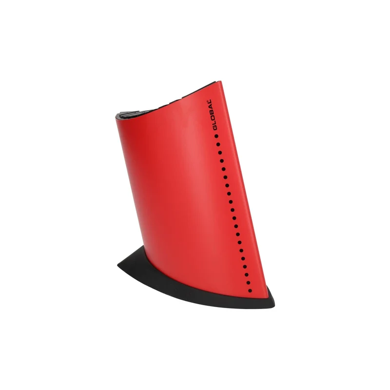Global - Bloque de cuchillos GKB-52CR "Barco" - Rojo