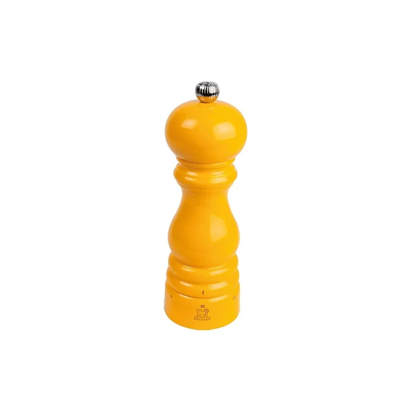 Peugeot - Molinillo de sal París madera amarillo azafrán U'select 18 cm