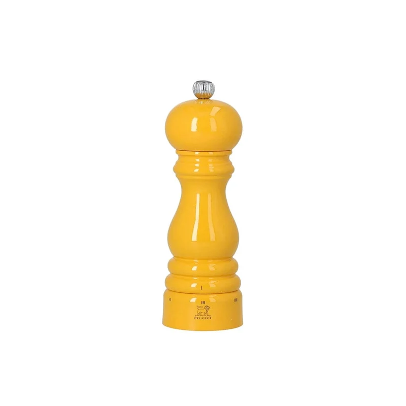 Peugeot - Molinillo de pimienta de madera amarillo azafrán Paris u'select 18 cm