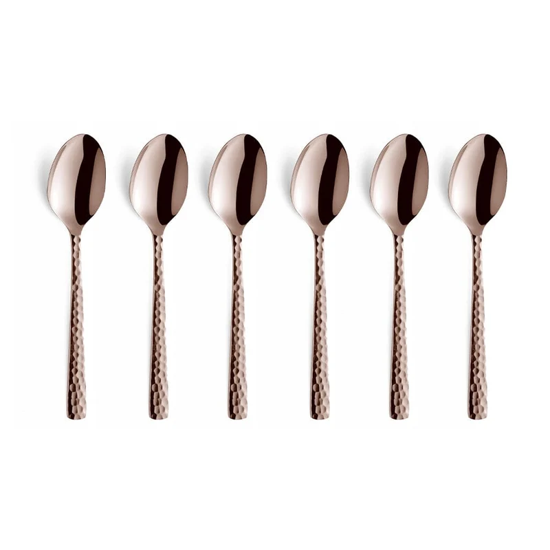 Amefa - Felicity 6 Cucharas de Café - Champán Rosa